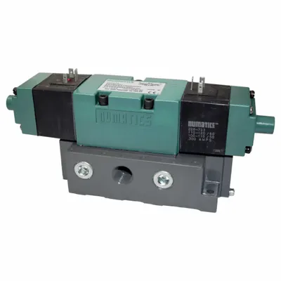 NUMATICS Solenoid Air Control Valve: Double Solenoid, Four-Way / Two-Position - Numatics Mark 55 Directional Control Valves