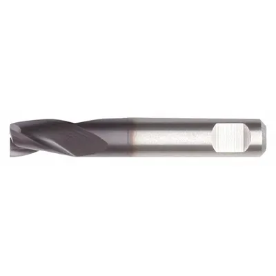 WIDIA HANITA Square End Mill: Carbide, TiAlN Coated, 3 Flute, 6 mm Mill Dia, 8 mm LOC - General Purpose Carbide Square End Mills