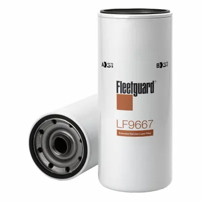 FLEETGUARD Automotive Oil Filter: 1 1/8"-16 UN-2B Thread Size, 11 3/16 in Overall Ht - Spin-On Oil Filters