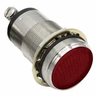DIALIGHT Panel Indicator Light: 25 mm Panel Mounting Hole Dia, LED, Red, Flush Head, 556 (MPN 5561504304F)