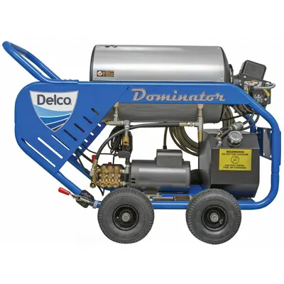 DELCO Electric Pressure Washer: Cart, 230 V – Single-Phase, 2,000 psi - Hot Water Pressure Washers
