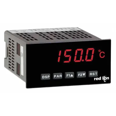 RED LION Temperature Panel Meter: 99,999 Display Span - Min, -19,999 Display Span - Max - Temperature Digital Panel Meters
