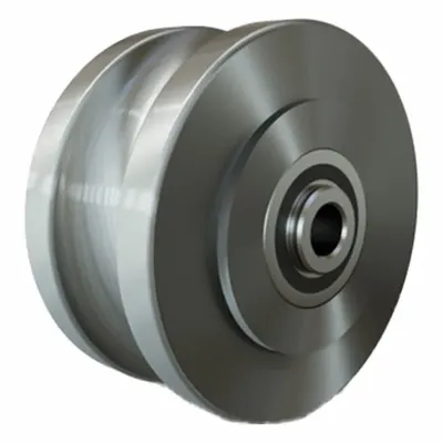HAMILTON Track Wheel: 4 in Wheel Dia., 2 in Wheel Wd, 1,000 lb Load Capacity - U-Groove Wheels
