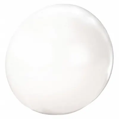 OEM Convex Door Stop: Wall - Mounted, 2 1/4 in Lg, 2 1/4 in Wd, 2 1/4 in Overall Ht - Standard Door Stops
