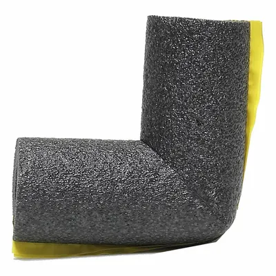 FROSTKING Pipe Fitting Insulation: Polyethylene, Slit with Adhesive, 3/8 in Thick - Polyethylene Elbow Insulation