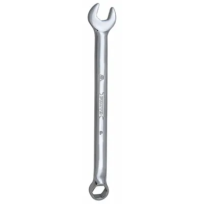 PROTO Combination Wrench: Alloy Steel, Chrome, 1/2 in Head Size, 7 7/8 in Overall Lg - SAE 6-Point Combination Wrenches