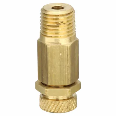 CONRADER Vacuum Relief Valve: 1/4 in MNPT, Brass Body, 0 in Hg to 28 in Hg - Vacuum Relief Valves