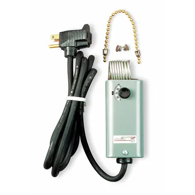 JOHNSON CONTROLS Portable Heating Thermostat: Portable Heating Equipment (MPN A19BAG-1E) - Nonprogrammable Thermostats for Portable Heaters