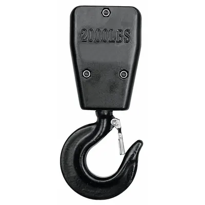 Dayton Bottom Hook Assembly: Electric Chain Hoists, 2,000 lb Compatible Load Capacity - Bottom Hooks for Hoists
