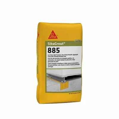 SIKA Grout: SikaGrout 885, 55 lb Container Size, Bag, 28 day Full Cure Time