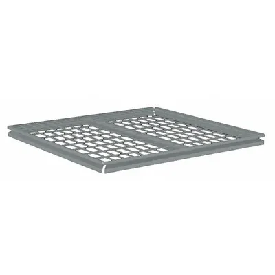 TENNSCO Shelf: 42 in x 36 in, 900 lb Load Capacity, Steel, 5 ga Decking, Gray - Wire Decking Shelf Kits for Boltless Shelving