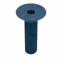 Socket Flat Head Screw: M10x1.50 Thread Size, 40 mm Lg, Flat, Blue Phosphate, Alloy Steel, 10 PK (MPN UST192878)