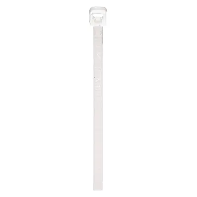 PANDUIT Cable Tie: 4 in Nominal Lg, 4 in Nominal Max. Bundle Dia., 0.1 in Wd, Natural - All Purpose Nylon Cable Ties