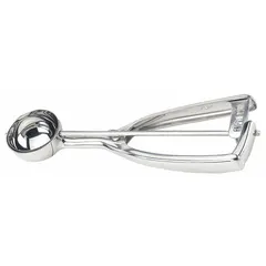 The CRESTWARE DSS50 is a #50 squeeze disher with a 1 1/2 in bowl diameter, delivering a consistent 0.6 oz portion. Made of NSF Certified stainless steel, it is suited for portioning dough, batter, or ice cream in commercial kitchens and food service operations.