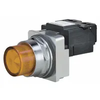 SIEMENS Pilot Light: 30 mm Panel Mounting Size, Amber, LED, 480 V AC Max Volt Rating (Supply) (MPN 52PL4J9XB)