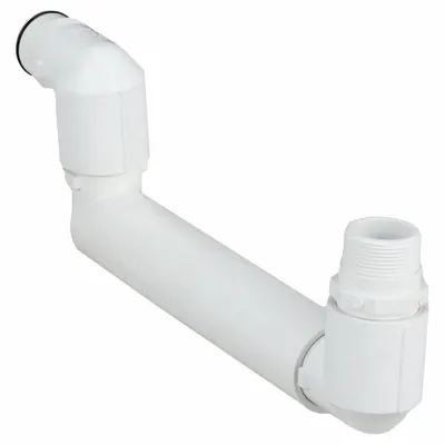 LASCO P-Trap: Schedule 40, PVC, 1 1/4 in x 1 1/4 in Size, Threaded x Threaded - Schedule 40 Pipe Fittings