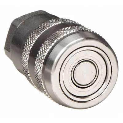 Parker Hydraulic Quick Connect Hose Coupling: 1/4 in Coupling Size, 316 Stainless Steel - 71 Series Hydraulic Quick-Connect Coupling Bodies