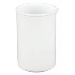 Low Form PTFE Beaker, 500 mL, White, Non-Sterile, No Graduations