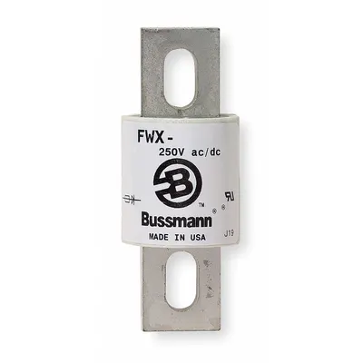 BUSSMANN Semiconductor Fuse: FWX Series, Fast-Acting, 225 A, 250 V AC - Fast-Acting Bolt-On Fuses