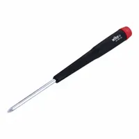 WIHA Screwdriver: Precision, #1 Tip Size, 5 7/8 in Shank Lg, 6 1/2 in Overall Lg, 1/10 in Shank Dia (MPN 26210)