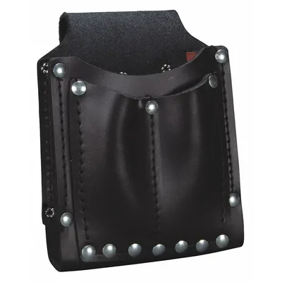 KLEIN TOOLS Tool Pouch: For 1 in Belt Wd - Max, 3 Pockets - Leather Tool Pouches