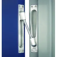 This stainless steel power supply provides DC power for electromagnetic locking systems in access control applications. It is suited for commercial and industrial security installations requiring consistent power delivery for door-lock operation