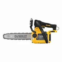 DEWALT Chainsaw: 12 in Bar Lg, Top Handle, Auto Chain Oiler, 20 V, Battery-Powered (MPN DCCS673B)