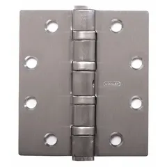 Full mortise-mount butt hinge with 2-inch leaf width, made of bronze. Features ball bearings for smooth operation and a non-removable pin. Suitable for mounting doors in industrial and commercial applications where a flush, concealed fit is required.