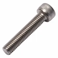 Socket Head Cap Screw: M6x1.00 Thread Size, 30 mm Lg, Std, Plain, Titanium, Grade 2, 6 mm Head Ht (MPN 0107477)