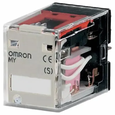 OMRON General Purpose Relays: Socket Mounted, 200/220V AC, 4PDT, 14 Pins/Terminals - Socket-Mounted Relays
