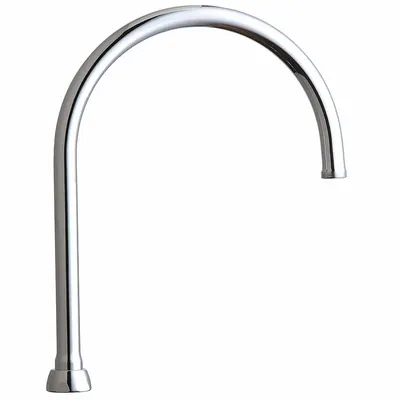 CHICAGO FAUCETS GN8AJKABCP Gooseneck Faucet Spout - Gooseneck Faucet Spouts