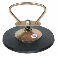 KEYSCO TOOLS Suction Cup Lifter: Suction Cup Lifter, Concave, 1 Cups, 6 in Cup Dia, Rubber, D-Handle (MPN 77130)