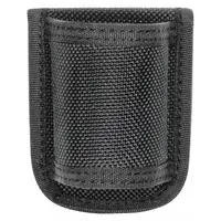 HEROS PRIDE Flashlight Pouch: Black, Nylon, Ballistic, 3 in x 2 1/2 in, Open Closure (MPN 1073)