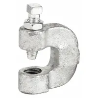 Beam Clamp: Zinc-Plated Malleable Iron, 400 lb Load Capacity, For 3/4 in Threaded Rod (MPN 0500303037)
