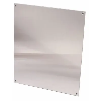 HUBBELL-WIEGMANN Back Panel: Back Panel Panel, 31 in Overall Ht, 22 in Overall Wd, Aluminum - Interior Mounting Panels