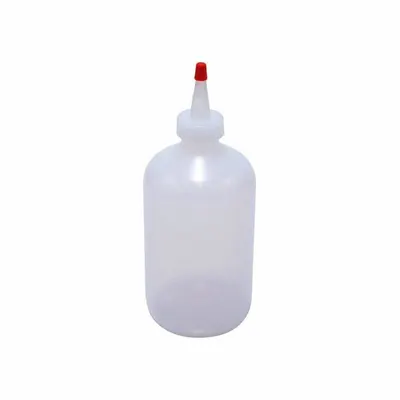 DYNALON Dropper Bottle: LDPE, 500 mL, 16.9 fl oz, No Label, Closure Material: LDPE Cap - LDPE Dropper Bottles