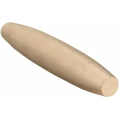 This double-sided aligning punch is made from aluminum bronze for non-sparking performance. It features a hexagon shank width of 1-5/16 in, a tip size of 13/16 in, and an overall length of 8 in. Designed for alignment tasks in environments where spark resistance is required, such as in hazardous locations.