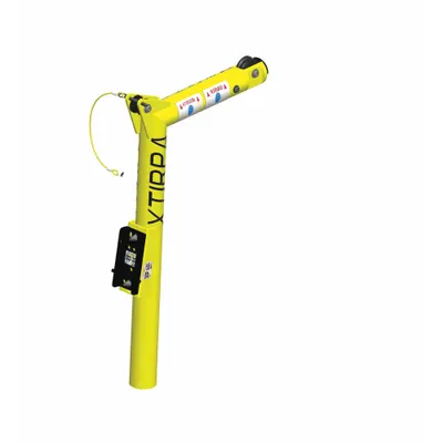 MSA Davit Arm, Yellow, Powder Coated, Aluminum, 360 lb Capacity, IN-2363 - Davit System Arms