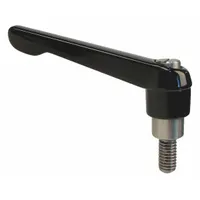 APPROVED VENDOR Adjustable Handle: Zinc w/ SS Thread, M5 Thread, 20 mm Thread Lg, 40 mm Lg (MPN MA-59071)