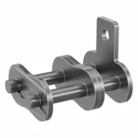 TSUBAKI Attachment Link: For Std Roller Chains, SA-1, 40, Double Strand, 1/2 in Pitch, Steel, 5 PK (MPN 40-2SA1CL)
