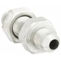 Hydraulic Hose Adapter: 5/16 in x 5/16 in Fitting Size, Male x Male, JIC x JIC, Rigid, Straight (MPN 2041-5-5S)