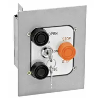 AMERICAN GARAGE DOOR SUPPLY Control Station: Open-Close-Stop, Momentary Contacts, Indoor (MPN 3BFLM)