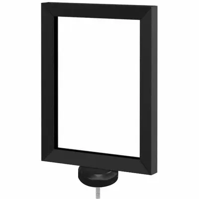 VISIONTRON Black Sign Frame 8.5 In. x 11 In. - Sign Frames for Post Tops