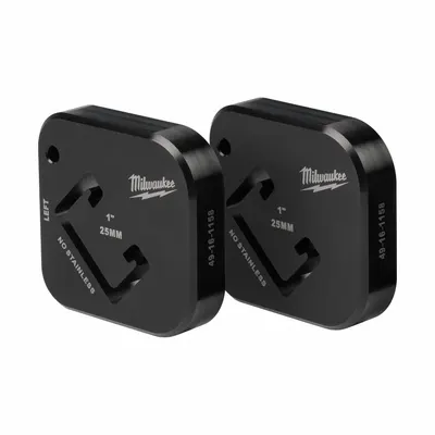 MILWAUKEE Shearing Die: (2) Shearing Dies, For 1 5/8 in Strut Wd - Dies for Strut Shears