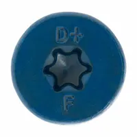 DEWALT Concrete Anchor Screw: 4 in Overall Lg, 3/16 in Dia, Steel, Zinc-Plated, Torx, Flat, 100 PK (MPN DFM12772S)