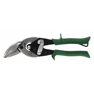 MIDWEST SNIPS Aviation Snip: Right, 9 3/4 in Overall Lg, 1 1/4 in Cutting Lg, Stainless Steel - Aviation Snips