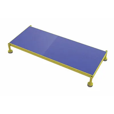 TRI-ARC Adjustable Height Work Platform: 8 in Platform Ht - Max, 19 in Platform Wd - Cushioned Adjustable-Height Single-Step Platforms