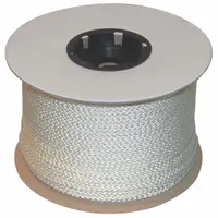 APPROVED VENDOR General Purpose Utility Rope: Double Braid, 1/8 in Dia, 400 lb Working Load Limit (MPN P02600-01)