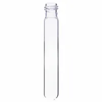 KIMBLE Culture Tube: 20 mL, Culture Tube, 16 mm Body Dia, 150 mm Overall Ht, Colorless, Round (MPN 73770-16150)
