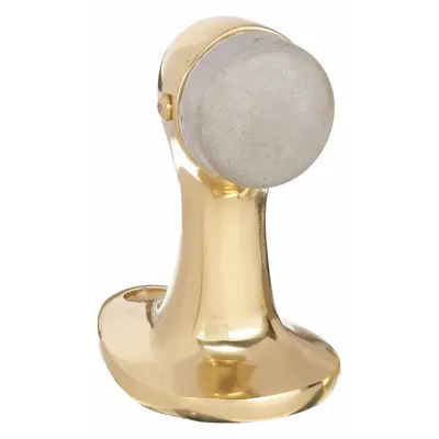OEM Door Stop: Floor - Mounted, 2 5/8 in Lg, 1 5/8 in Wd, 2 3/4 in Overall Ht - Standard Door Stops